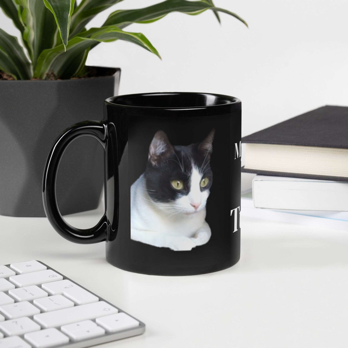 Tuxedo Cat Love Mug